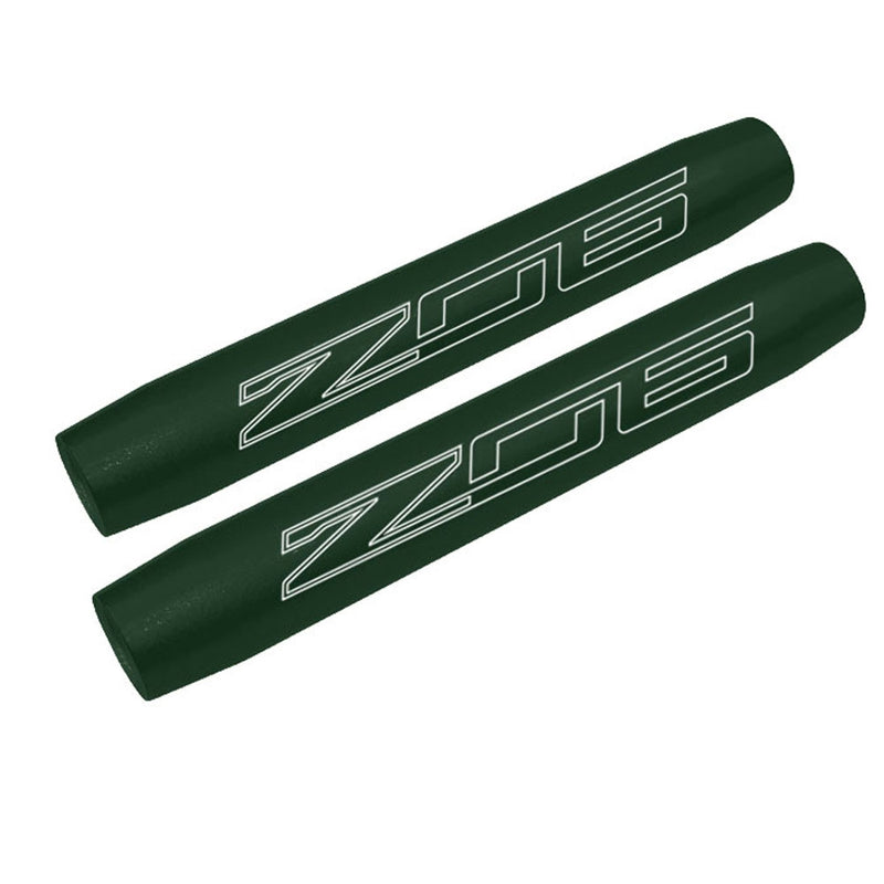 C7 Trunk Shock Covers - Z06 Logo - Rain Forest Green