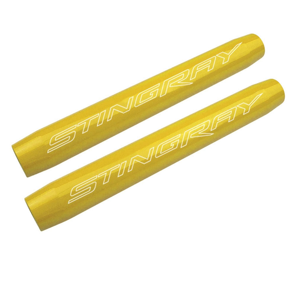 C7 Hood Shock Covers - Stingray Signature – CorvetteCollection.com