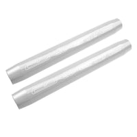 C7 Hood Shock Covers - Corvette Signature - Arctic White