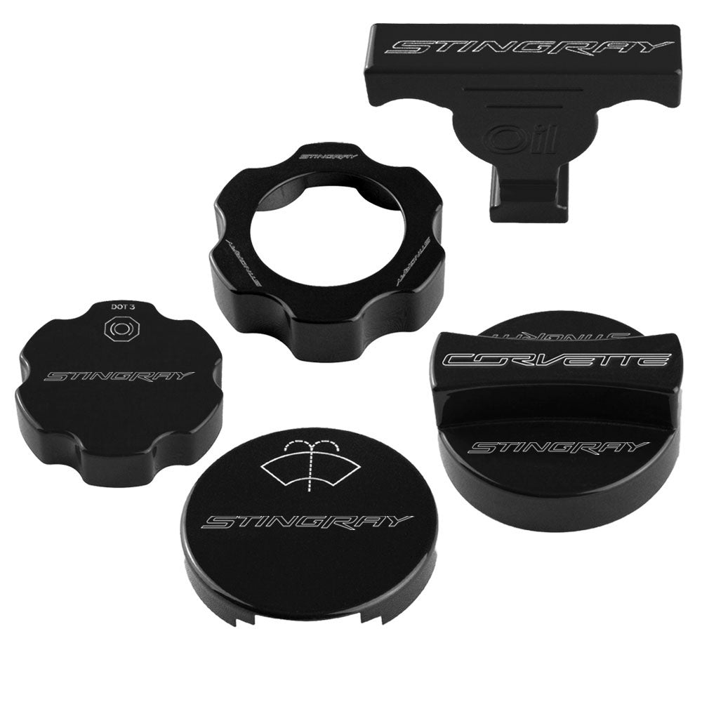 C7 Under Hood Cap Cover Kit - Stingray Signature