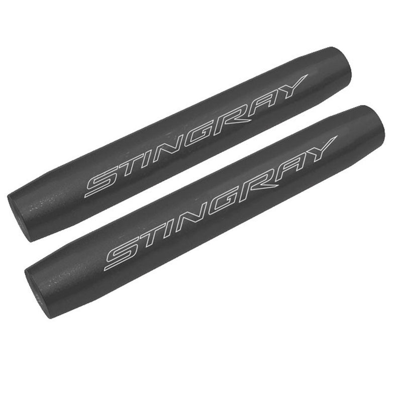 C7 Trunk Shock Covers - Stingray Signature - Fusion Gray