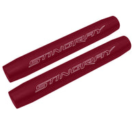 C7 Trunk Shock Covers - Stingray Signature - Long Beach Red