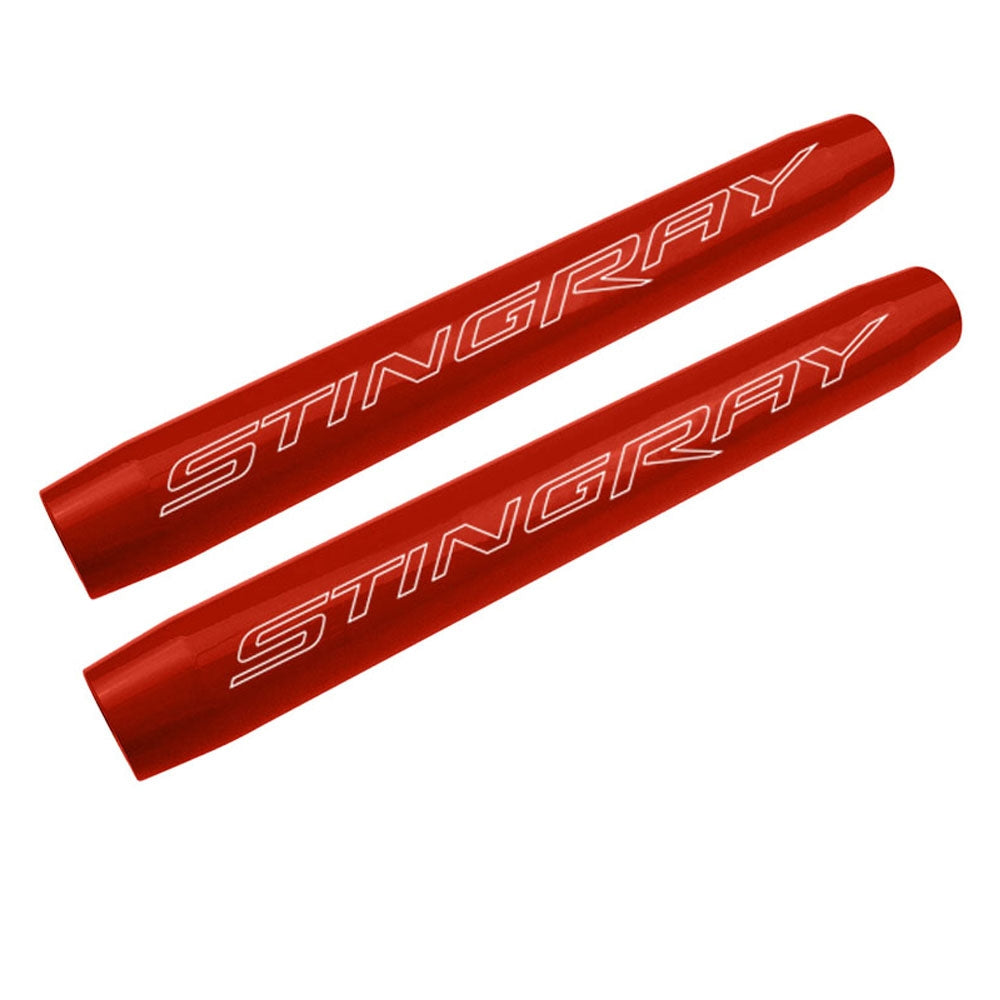 C7 Hood Shock Covers - Stingray Signature – CorvetteCollection.com