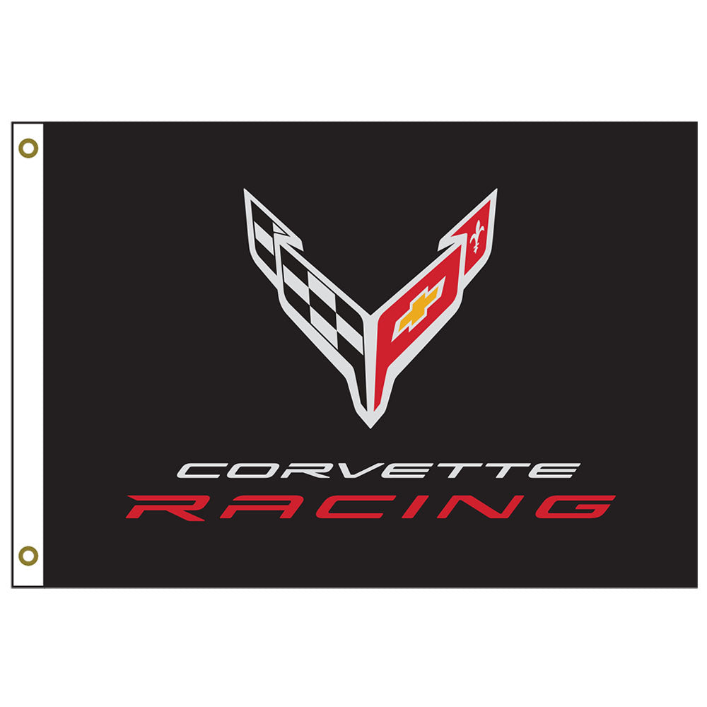 Corvette Racing Sign Corvette Racing | Signature Flag – CorvetteCollection.com