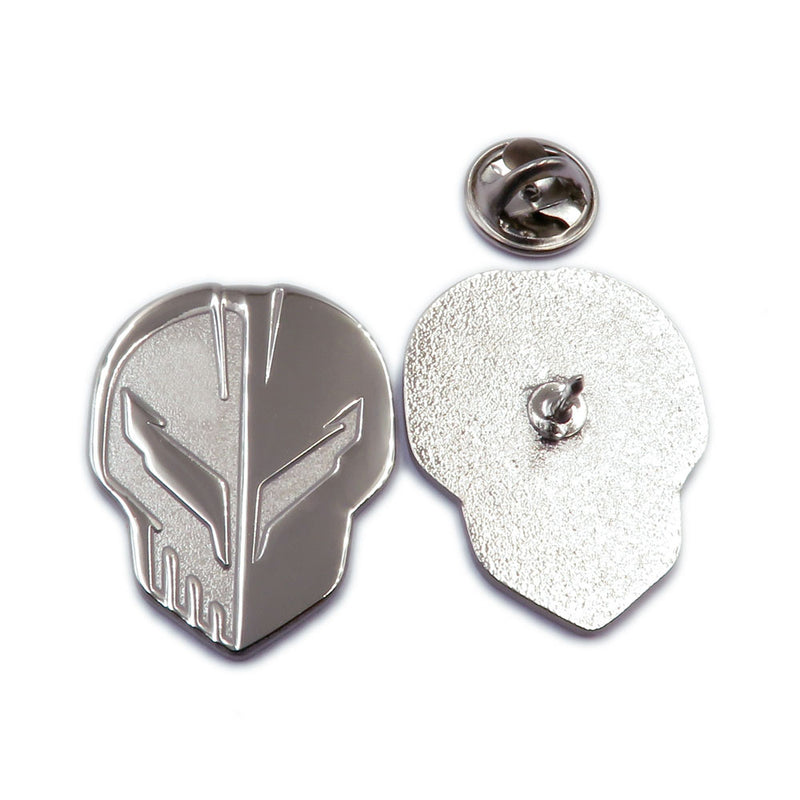 C8.R 2020 "Jake" | Silver Lapel Pin - Front & Back