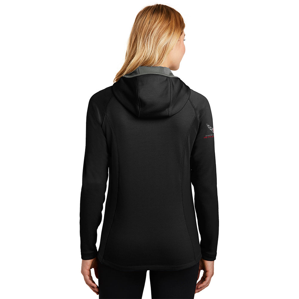 C8.R Eddie Bauer® | Ladies Hooded Fleece - Back