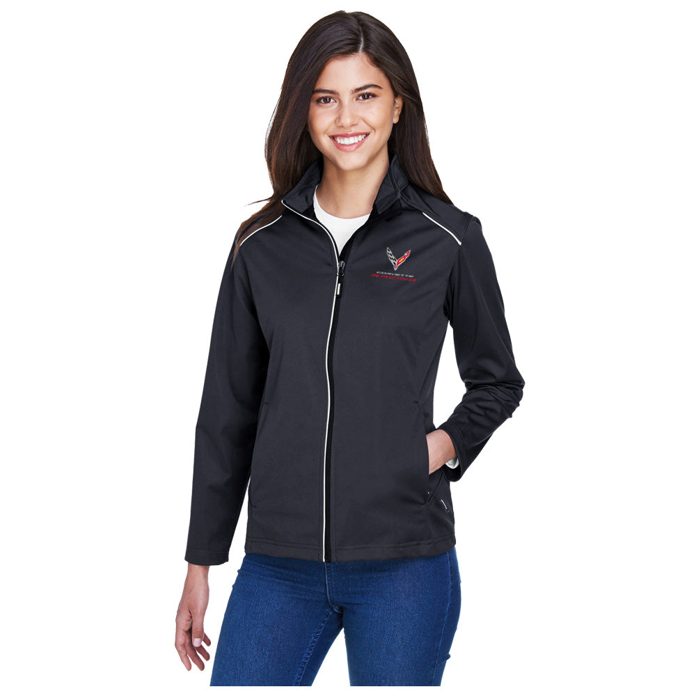 C8.R Corvette Racing | Ladies 3-Layer Knit Full-Zip - Front