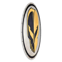 Corvette Racing Jake Logo Metal Sign - 3/4 View