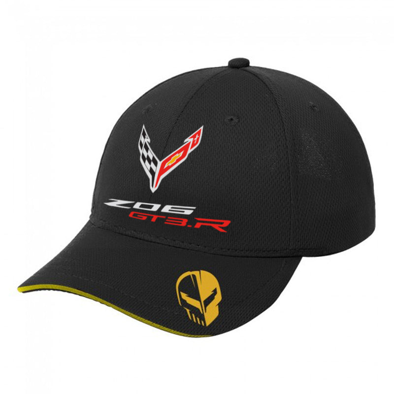 GT3.R Racing Cap | Black/Yellow - Front