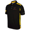 Corvette Racing Two-Tone Polo | Black/Yellow - 3/4 View