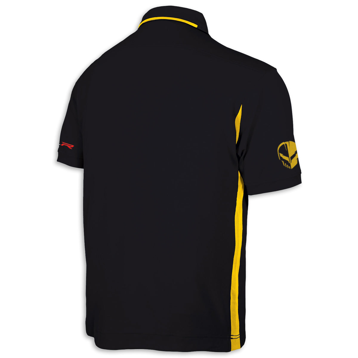 Corvette Racing Two-Tone Polo | Black/Yellow - Back