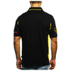 Corvette Racing Two-Tone Polo | Black/Yellow - On Figure Back