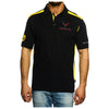 Corvette Racing Two-Tone Polo | Black/Yellow - On Figure Front