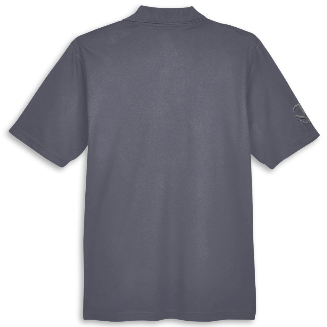 Colorblock Performance Polo | Black/Carbon - Back