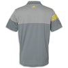 Adidas 3-Stripe Colorblock Polo | Vista Gray/Yellow - Back