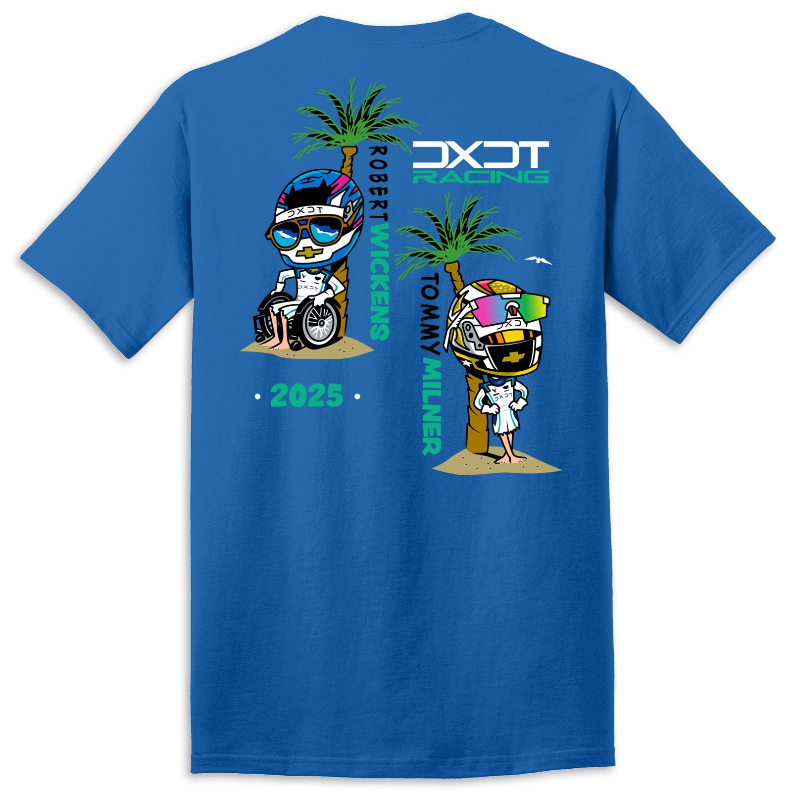 DXDT Racing Tee | Royal Blue – CorvetteCollection.com