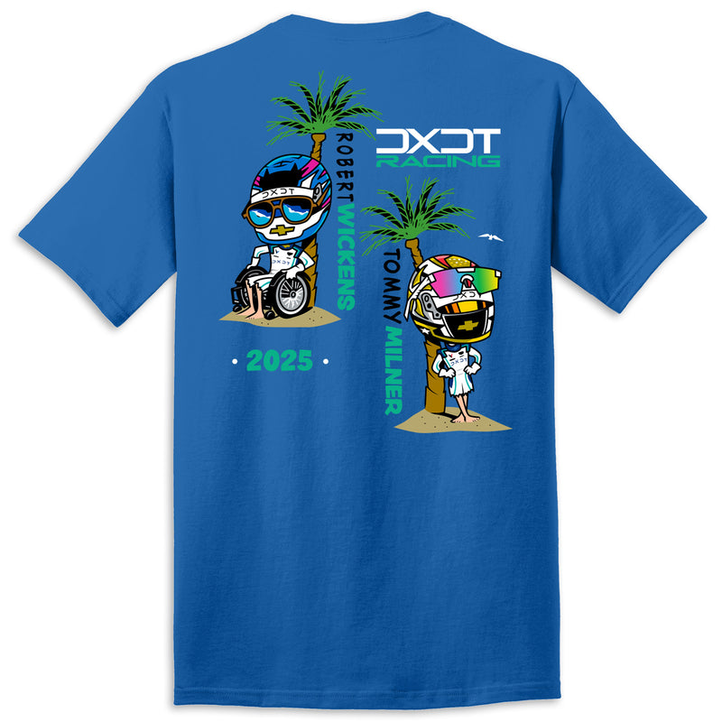 DXDT Racing Tee | Royal Blue