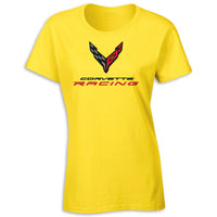 Ladies Corvette Racing Tee | Yellow - Front