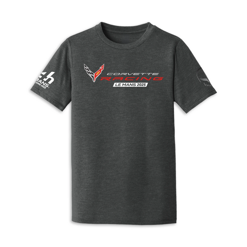 Corvette Racing Le Man 2025 Youth Tee - Front