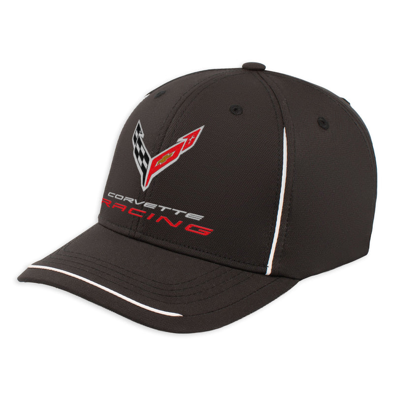 Corvette Racing Fitted Cap | Black/White