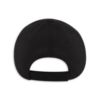 Back side of the Corvette Racing Cap, Black, With Crossed Flags Logo