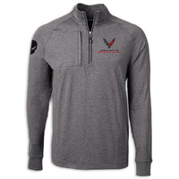 Corvette Racing Quarter-Zip - Black Heather