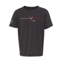 2026 Le Mans Event Youth Tee - Charcoal - Front
