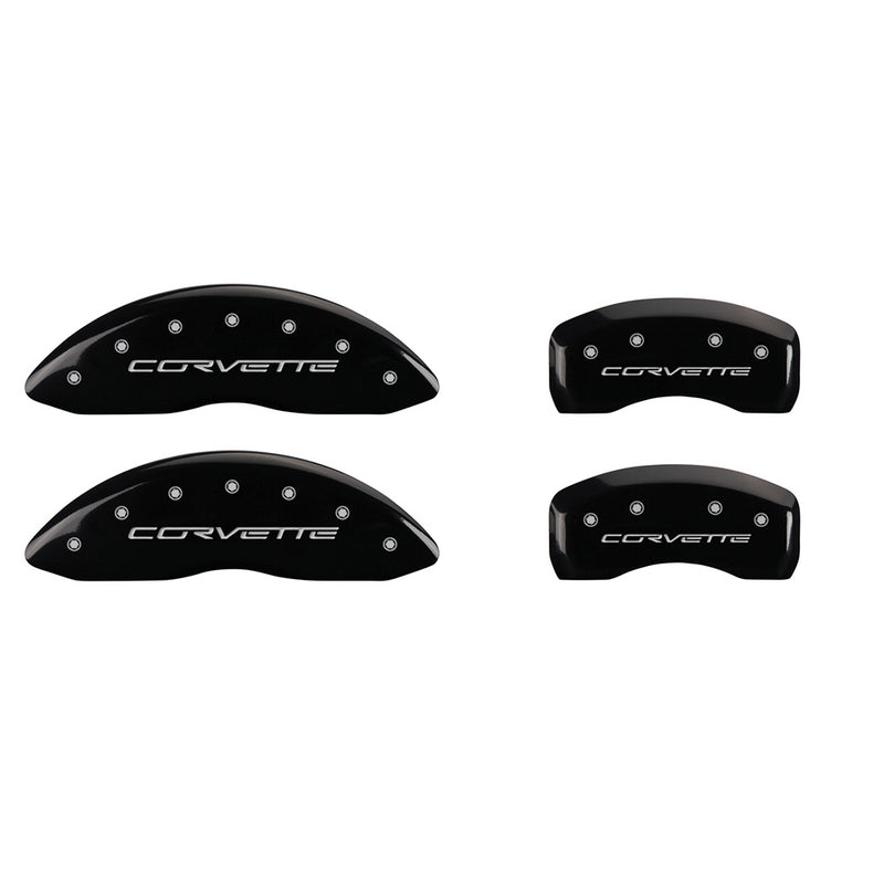 2010-2013 Corvette Logo Caliper Covers - Black