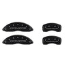 2010-2013 Corvette Logo Caliper Covers - Black Matte
