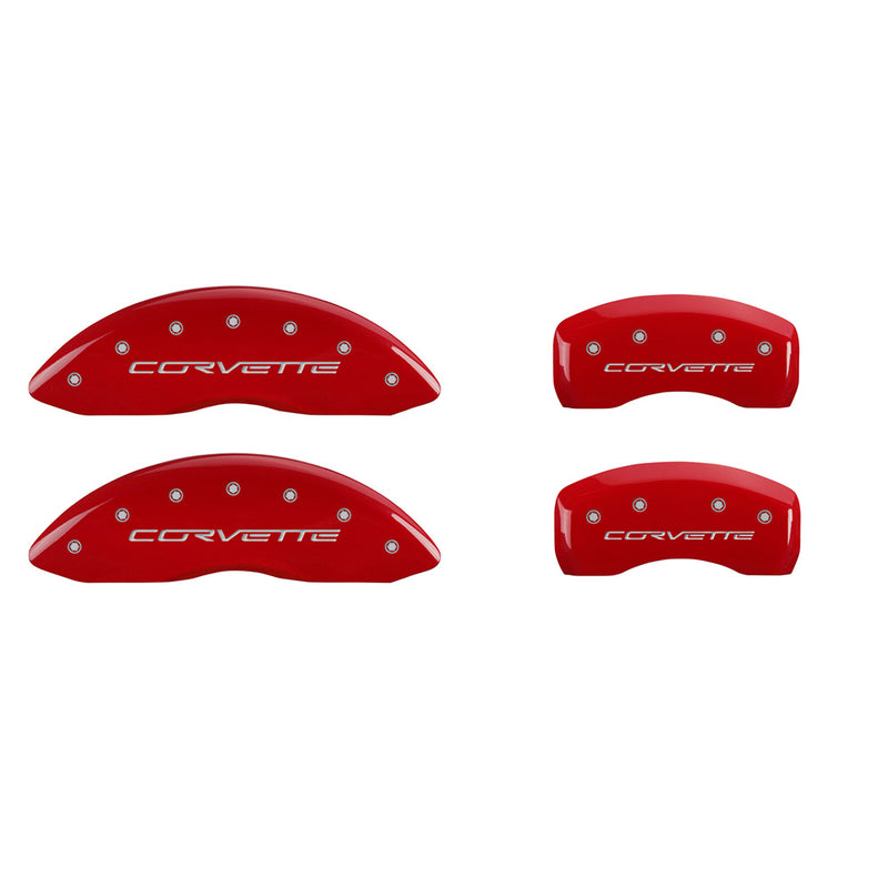 2010-2013 Corvette Logo Caliper Covers - Red