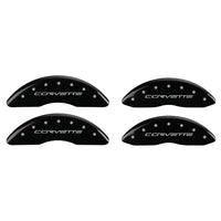 2010-2013 Corvette Logo - Grand Sport & Z06 Caliper Covers - Black