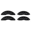 2010-2013 Corvette Logo - Grand Sport & Z06 Caliper Covers - Black Matte