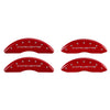 2010-2013 Corvette Logo - Grand Sport & Z06 Caliper Covers - Red