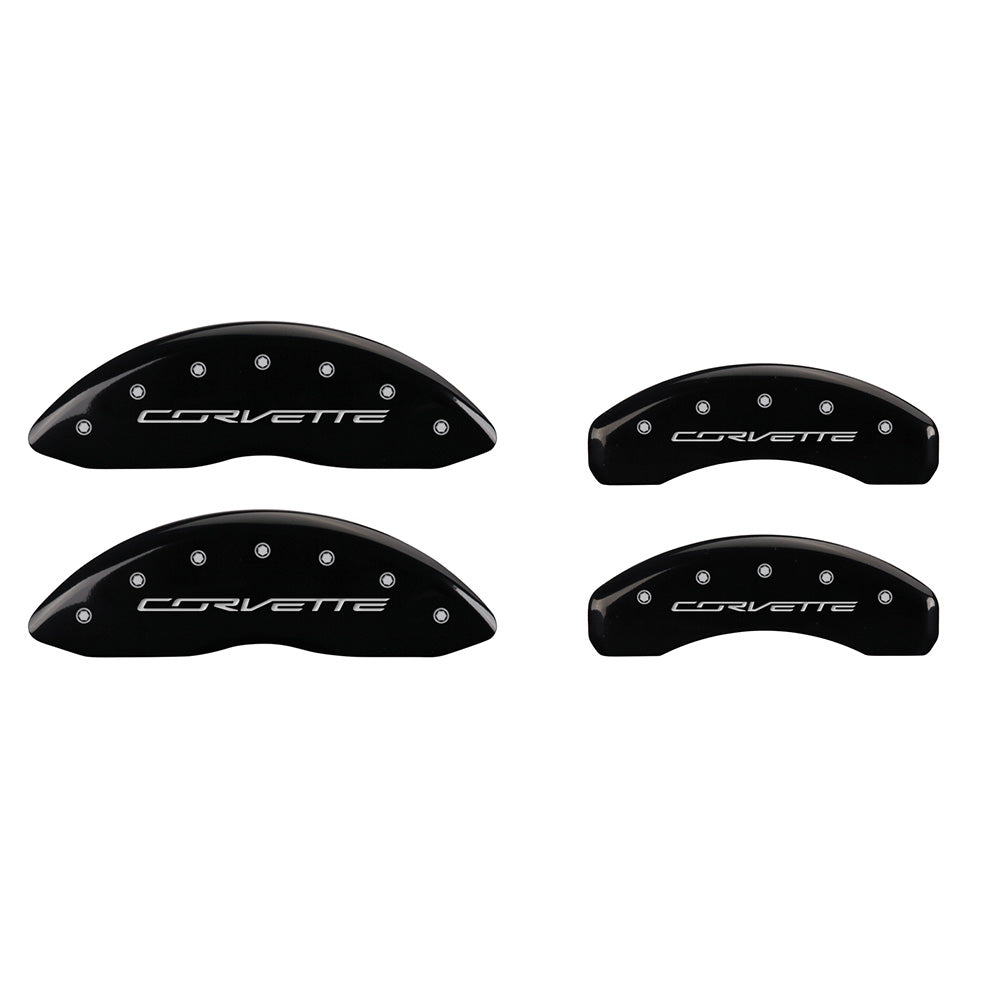2014 Corvette - Corvette Logo Caliper Covers - Black