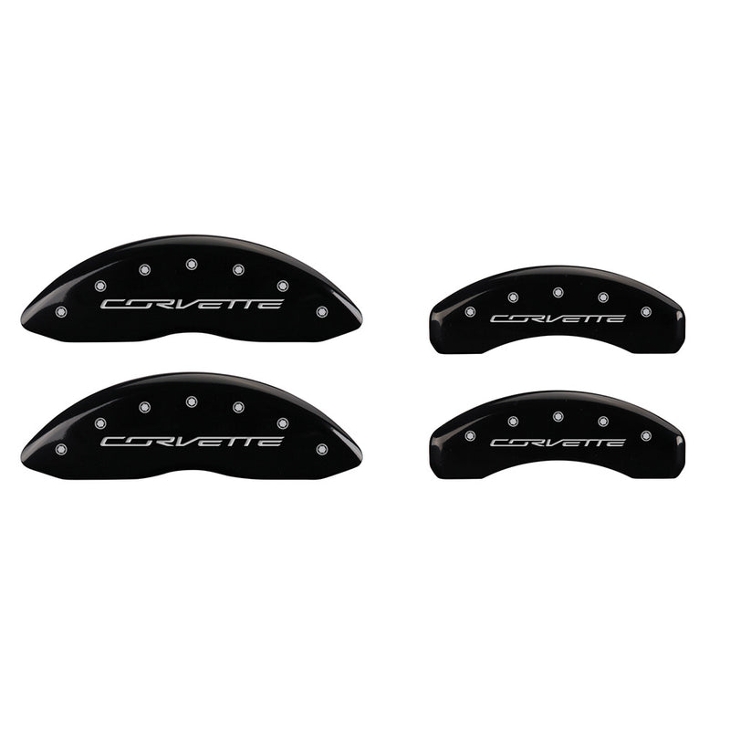 2014 Corvette - Corvette Logo Caliper Covers - Black