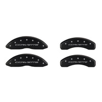 2014 Corvette - Corvette Logo Caliper Covers - Black Matte