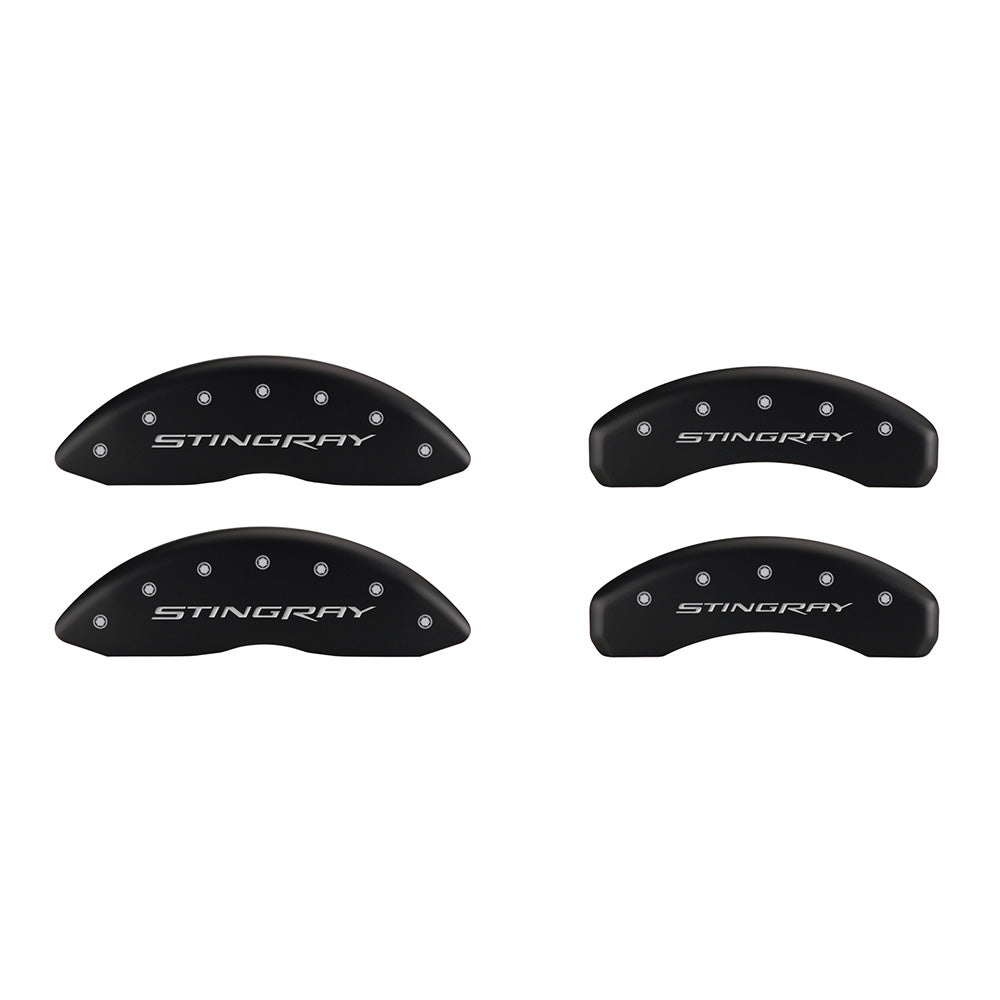 2014 Corvette - Stingray Logo Caliper Covers - Black Matte
