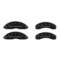 2014 Corvette - Stingray Logo Caliper Covers - Black Matte