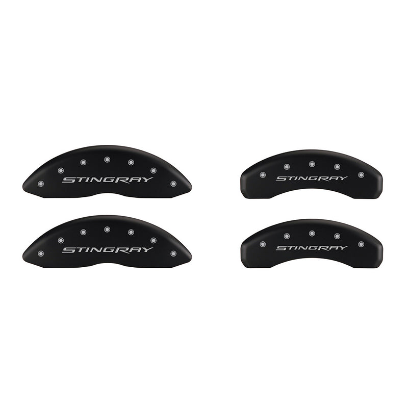 2014 Corvette - Stingray Logo Caliper Covers - Black Matte