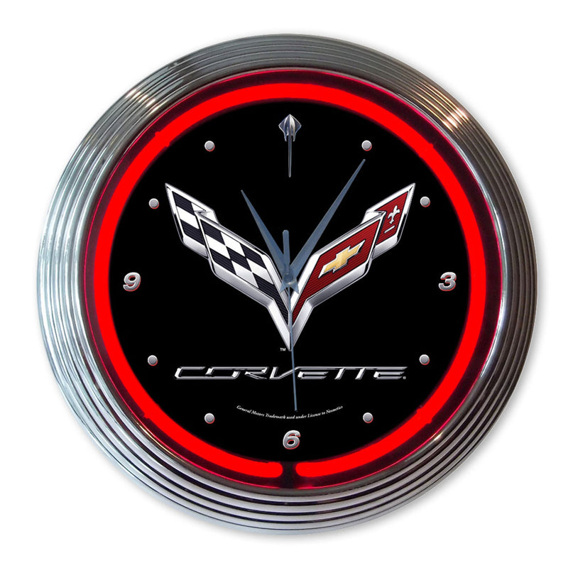 C7 Corvette Stingray | Neon Clock