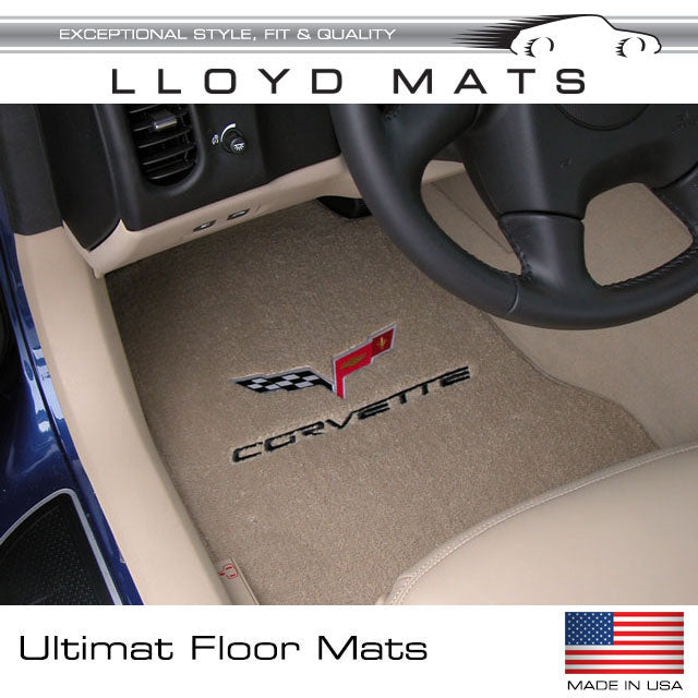2pc Ultimat Floor Mat w/Single Logo