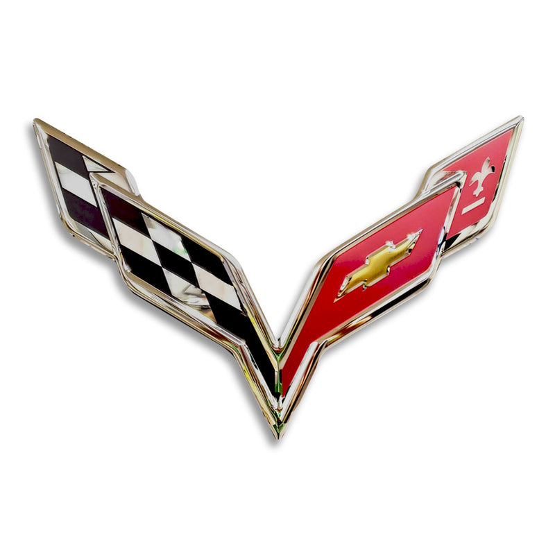 Corvette C7 Emblem Sign | 2014 - 2019 - Front