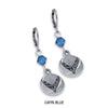 C8 Corvette | Crystal Earrings - Capri Blue