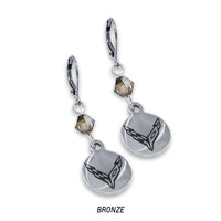 C8 Corvette | Crystal Earrings - Bronze