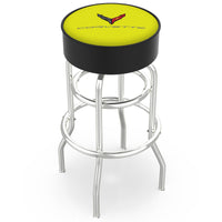Color-Matched Double Ring | Chrome Stool