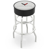 Color-Matched Double Ring | Chrome Stool