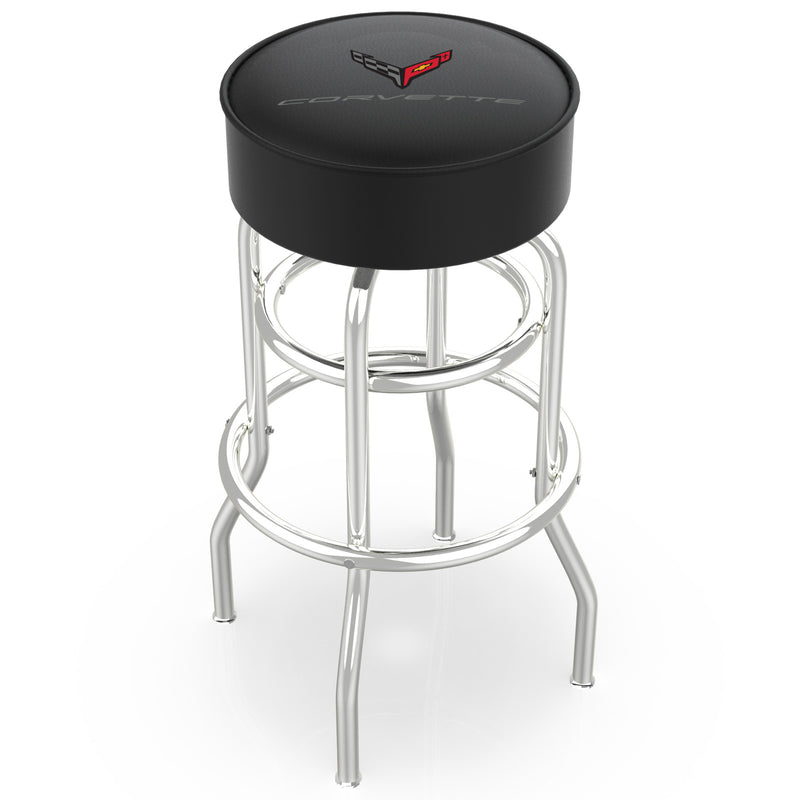 Color-Matched Double Ring | Chrome Stool