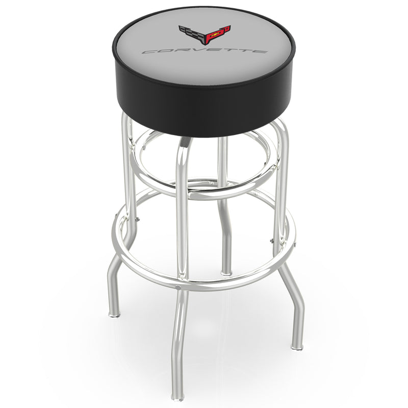 Color-Matched Double Ring | Chrome Stool