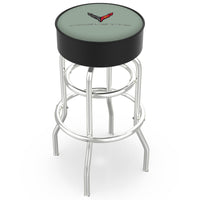 Color-Matched Double Ring | Chrome Stool