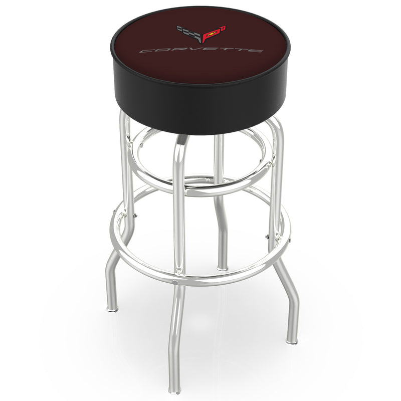 Color-Matched Double Ring | Chrome Stool